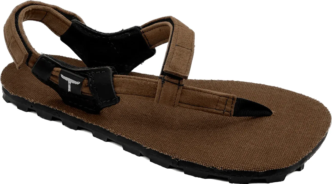 Сандалии Toetem Frontier BlackBear 3.0 — коричневое конопляное покрытие, коричневые ремешки, стандартная колодка, фото 3
